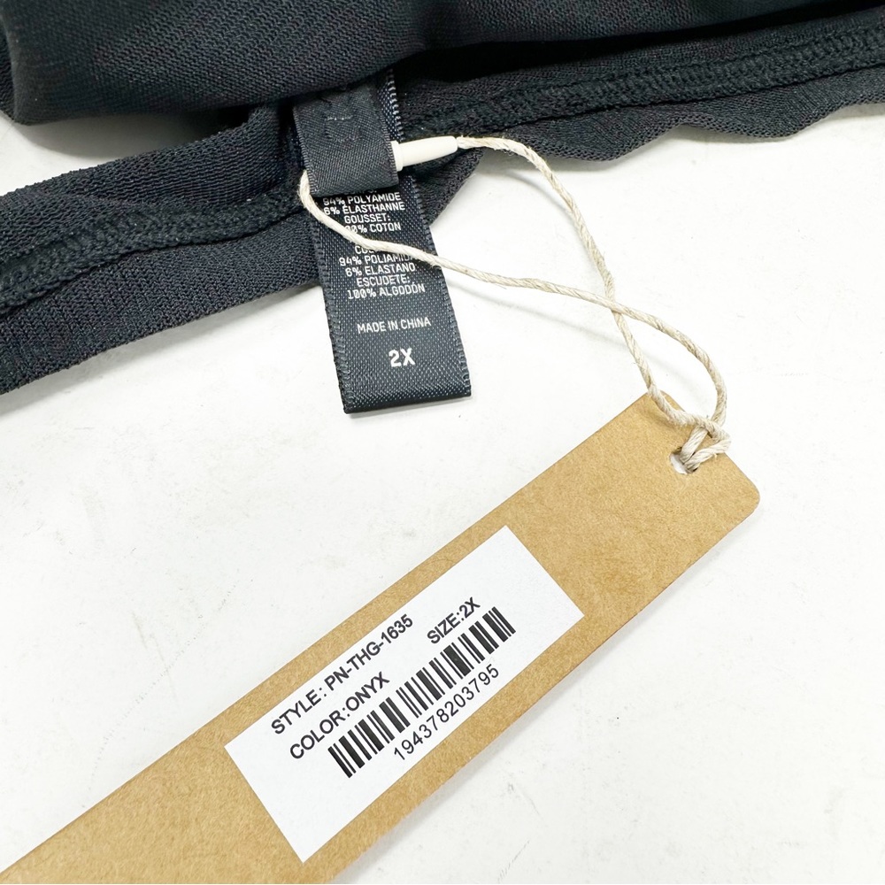 SKIMS Fit Everybody Thong Onyx NWT in Size 2X - Picture 2 of 5